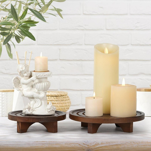 3x Soporte De Plantas De Madera Soporte De Bote De Flores