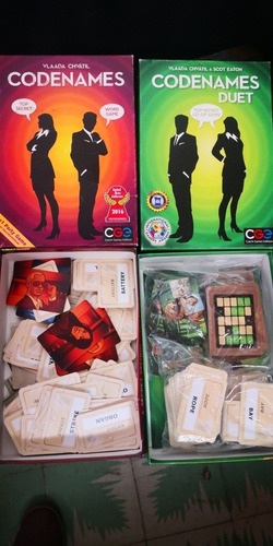 Juego De Mesa Codenames Base + Duet Juego De Mesa (Usado)