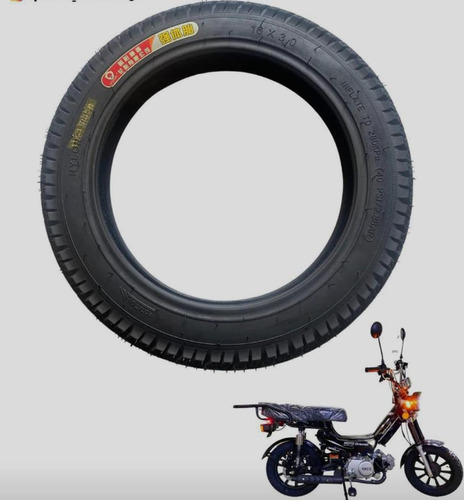 Neumático Para Bicimoto 49cc 16x3.00 O 3.00-12 