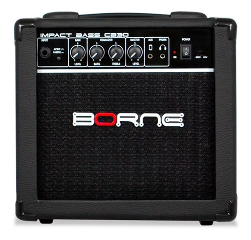 Amplificador Borne Cb30 15w P/estudo Bass Baixo Cb 30