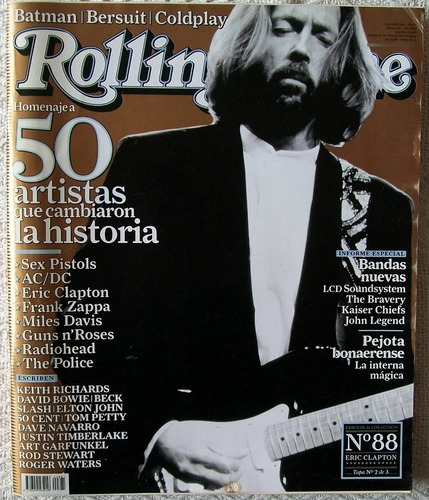 Revista Rolling Stone 88 Sex Pistols Ac/dc Radiohead Keith 