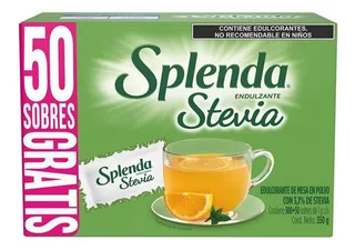 Splenda Stevia 300 Sobres 1 Gr C/u Sustituto Azucar