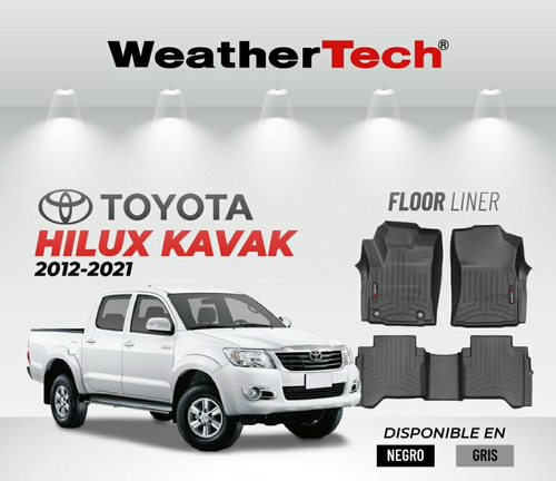 Alfombras Weathertech Hilux Kavak 2011-2020