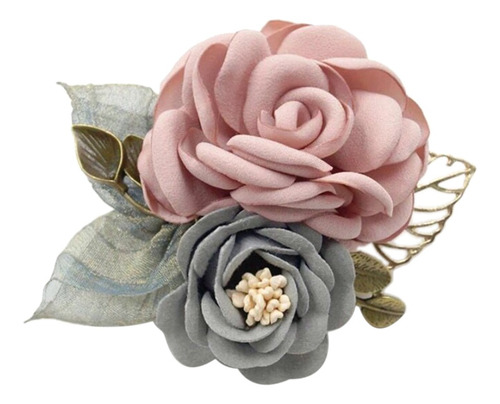 Broche De Flores De Rosas Artificiales