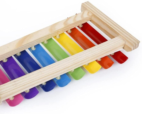 Imagen 8 de 10 de Xilofón Para Niños 8 Notas Estimulación Musical Didactico