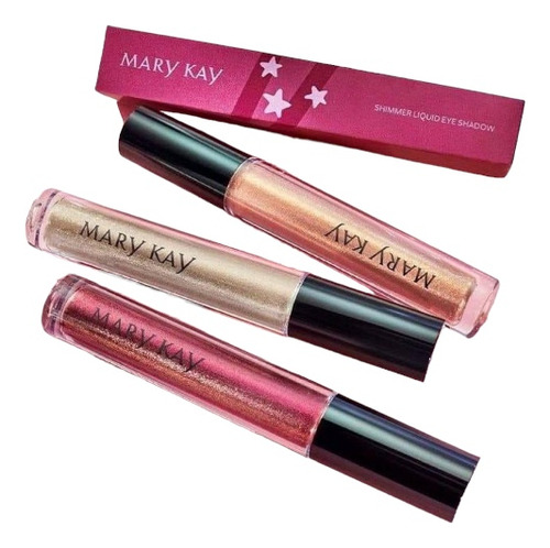 Sombra Líquida Mary Kay Ed Limit Dorado Plateado Fucsia Glit