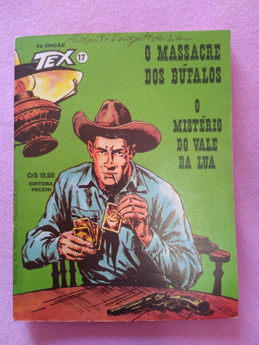 Tex 17 O Massacre Dos Búfalos 2º Edição Ed. Vecchi (Usado)
