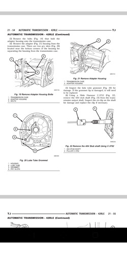 Manual Para Transmisión Automática Dakota (42rle) (Usado)