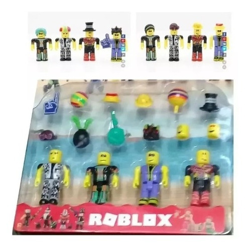 Set X 4 Munecos Roblox Con Accesorios Articulados Juguetes Mercado Libre - jugueteria figuras de accion sets y accesorios roblox