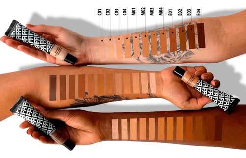 Base Liquida Matte Maxima Cobertura Fran 30g Longa Duração