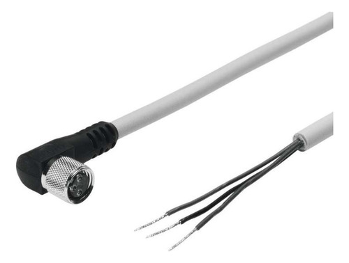 Cable Festo Para Sensor M8 De 3 Pines 5 Metros Con Luz