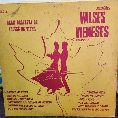 Vinilo Gran Orquesta Valses De Viena Valses Famosos Cl2