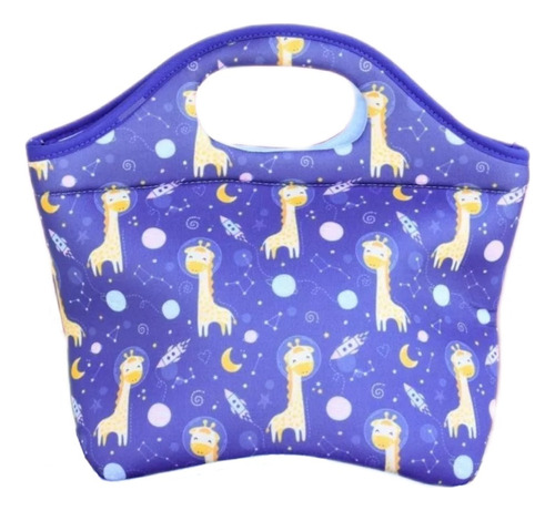 Lunchera Neoprene Infantil Escolar Diseños Animales