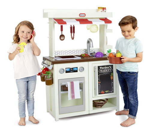 Imagen 2 de 6 de Playset Juego De Cocina Y Mercado Little Tikes.