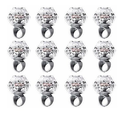 Konsait Intermitente Led Light Up Ring Toys Diamond