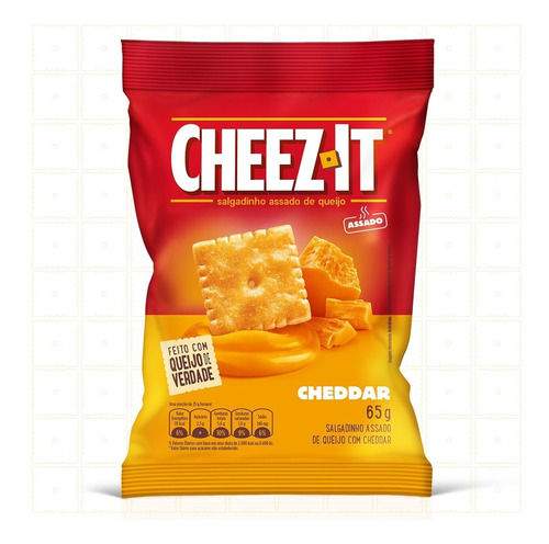 Imagem 2 de 5 de Salgadinho Cheez It Sabor Cheddar 65g