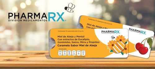 Imagen 5 de 5 de Caramelos De Miel De Abeja Y Mentol, Caja Con 12 Pz