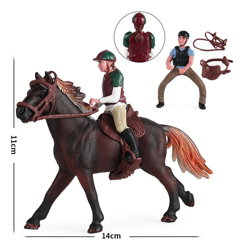 Figura De Caballo Modelo De Caballo Con Silla De Estilo E