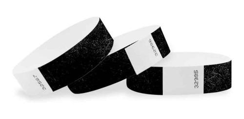 Pulseras De Seguridad Para Eventos Manillas Brazaletes Tyvek
