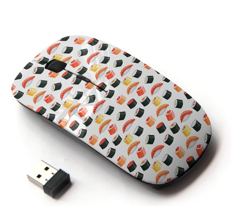 Koolmouse [ratón Computadora Inalámbrico Óptico 2.4g] [sushi