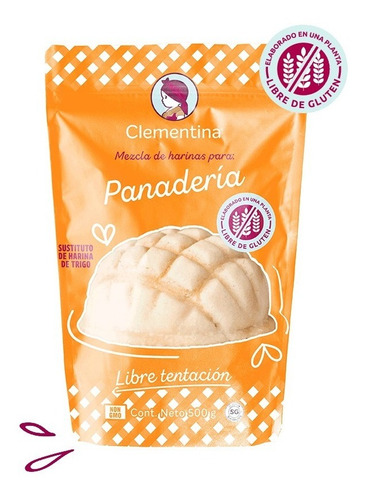 Imagen 1 de 4 de Harina Sin Gluten Para Panadería Clementina
