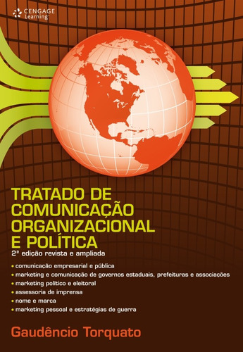 Tratado de comunicação organizacional e política, de Torquato, Gaudêncio. Editora Cengage Learning Edições Ltda., capa mole em português, 2010