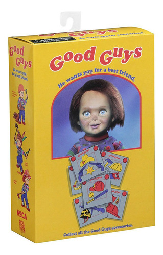 Chucky Good Guys Child's Play Acción Figura Modelo Juguete