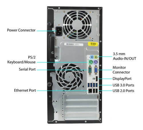 Micro Computador Hp Elitedesk Core I5 3470 4gb Ddr3 Hd 500gb