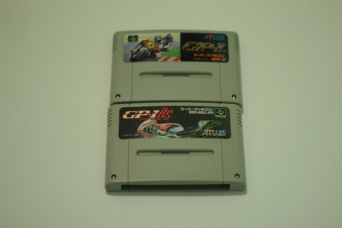 2 Jogos Moto Gp-1 Originais Para Super Nintendo Snes Famicom