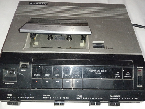 Transcriptora De Cassette Sanyo Enciende ( Es Para Reparar ) (Usado)