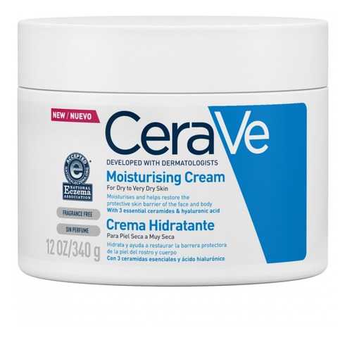 Cerave Crema Hidratante Moisturising Cream 340ml