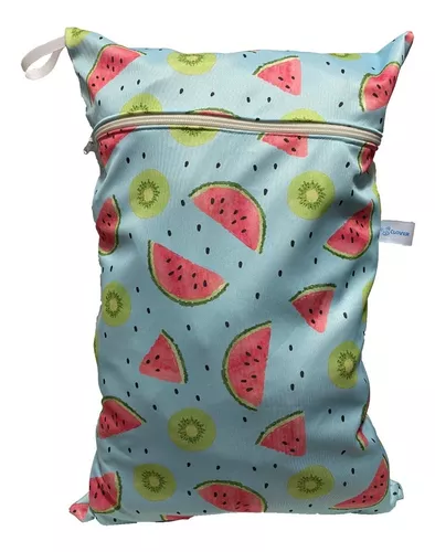 2 bolsas lavables reutilizables, bolsas impermeables bolsas húmedas y secas  bolsas de pañales con dos bolsillos con cremallera, adecuadas para ropa  mojada, natación, playa, piscina, bolsas de fitness JM