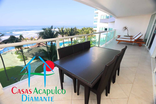 Imagen 3 de 14 de Cad Las Olas E5. Terraza Con Vista Frontal Al Mar