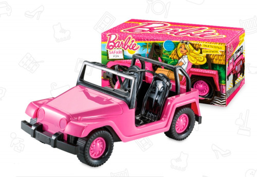 Juguete Nena Barbie Jeep Auto Safari Fun Babymovil 715