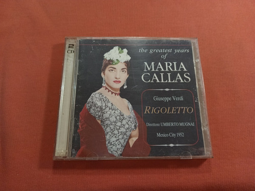 Giusseppe Verdi Maria Callas / Rigoletto Cd Dob / Grecia B23