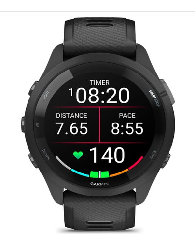 Garmin Forerunner 55 Monitor Cardíaco Gps Garantia 1 Ano, Nf Preto Pp/p