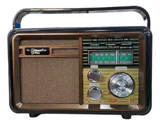 Radio Am Fm Parlante Usb Retro Recargable Bluetooth ¡ Mp3!