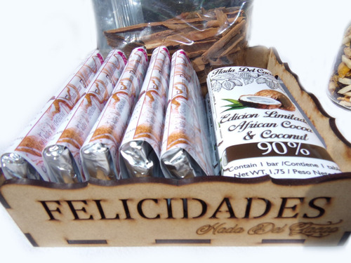 Imagen 5 de 8 de Pack Chocolate + Nibs Caju Keto Vegano Ceto +bandeja Regalo