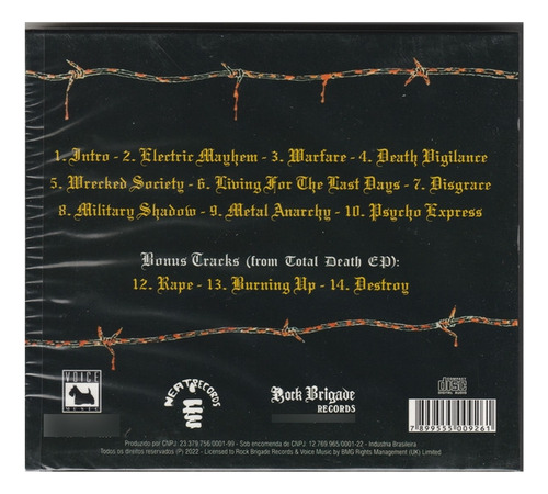 Warfare - Metal Anarchy - Cd Slipcase