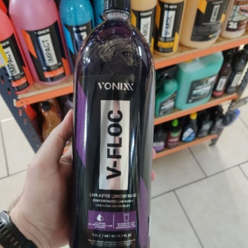 Vonixx Shampoo Automotivo Vfloc 1,5l Luva De Lavagem Carro