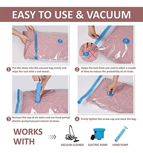 10 Bolsas De Almacenamiento Al Vacío Que Ahorran Espacio (2
