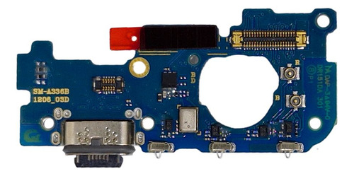 Placa Conector De Carga Dock Compatível Galaxy A33 5g Com Ci
