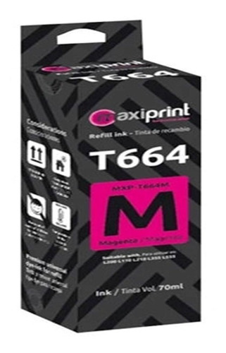 Botella De Tinta Compatible Epson T664 Maxiprint 