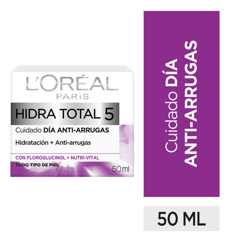 Crema Loreal Hidra-total 5 Antiarrugas X 50ml