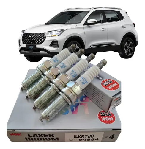 Jogo De Velas Ngk Ilkr7j8 Tiggo 5x Pro 1.5 16v Turbo Tci 202