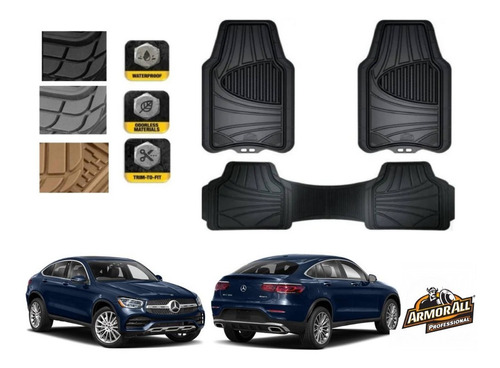 Tapetes Uso Rudo Mercedes Glc250 Coupe 2016 A 2022 Armor All