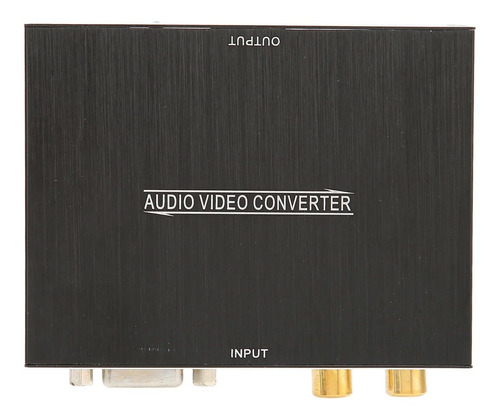 Convertidor Audio Adaptador Interfaz Vga Rca 3,5 Mm Hd