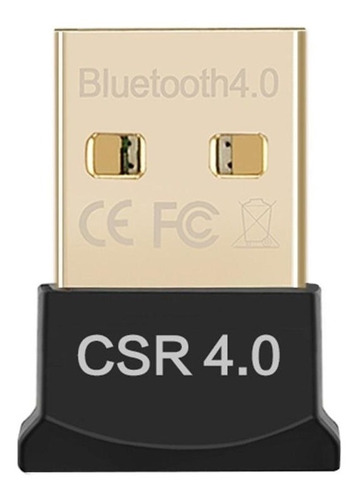 Mini Adaptador Bluetooth Usb 4.0 Csr Conector Pc Notebook