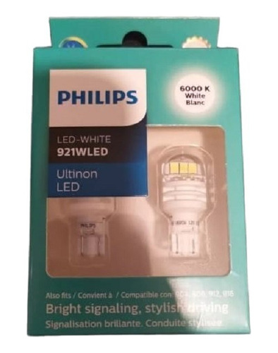 Focos Led Philips Ultinon 921 T5 2pza Extreme White