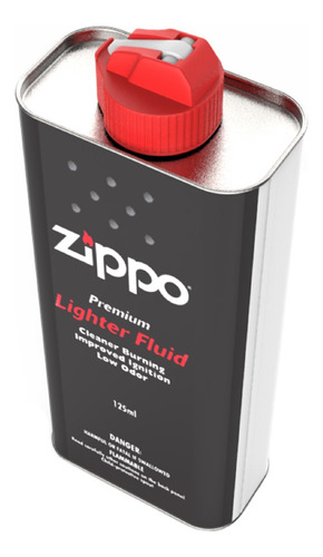 Encendedor Zippo Bencina Fluid 4 Oz Original 125 Ml